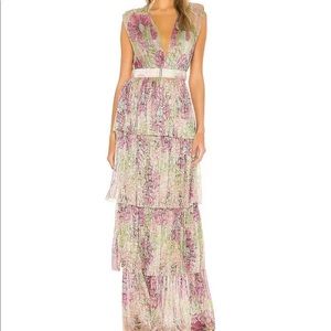 Sabina Musayev Skylar Gown orchard Bloom size small